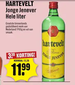 Dirck 3 Hartevelt Jonge Jenever 100 cl aanbieding