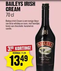 Dirck 3 Baileys Irish Cream 70 cl aanbieding