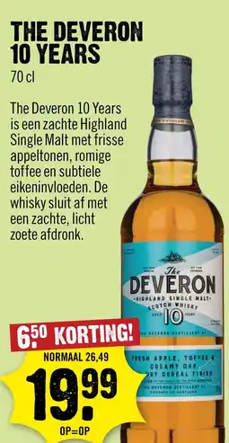 Dirck 3 The Deveron 10 years Single malt 70 cl aanbieding