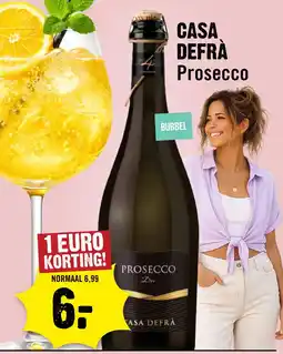 Dirck 3 Casa Defra Glera Prosecco 75 cl aanbieding