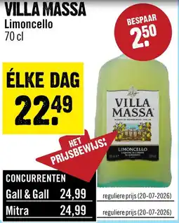 Dirck 3 Villa Massa Limoncello 70 cl aanbieding