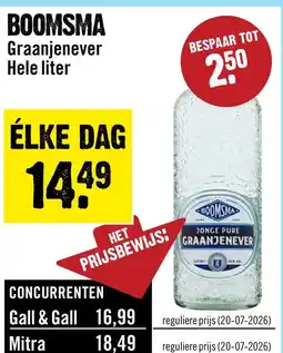 Dirck 3 Boomsma Jonge Jenever 100 cl aanbieding