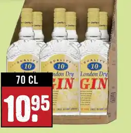 Dirck 3 Quality 10 London Dry Gin 70 cl aanbieding