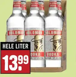 Dirck 3 Oblomov Vodka HELE LITER aanbieding