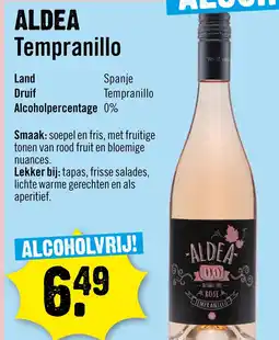 Dirck 3 Aldea Tempranillo rose 75 cl aanbieding