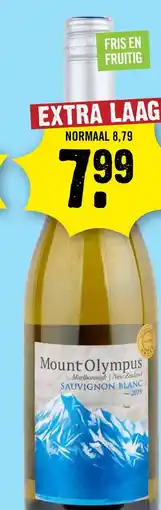 Dirck 3 Mount Olympus Marlborough Sauvignon Blanc 75 cl aanbieding