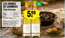 Dirck 3 Les Ormes De Cambras Chardonnay 75 cl aanbieding