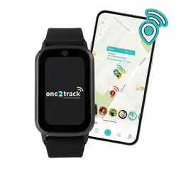 ANWB One2track Connect up GPS telefoonhorloge kind Zwart aanbieding