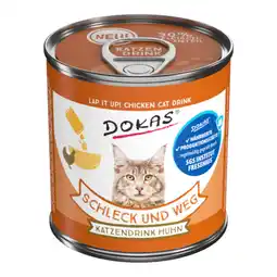 Zooplus Dubbelpak: 2x 600g Dokas Lik en Weg Kip Katten­drank aanbieding