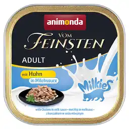 Zooplus Voordeelpakket animonda Vom Feinsten Adult Milkies in Saus 32 x 100 g - Kip in melksaus (32 x 100g) aanbieding