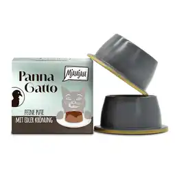 Zooplus 2x80g Fijne Kalkoen met verfijnde topping MjAMjAM Panna Gatto natvoer voor katten aanbieding