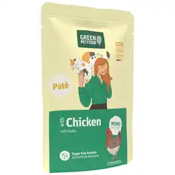 Zooplus 8x85g Kip Green Petfood Paté Kattennatvoer aanbieding