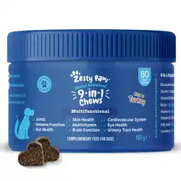Zooplus Zesty Paws Senior Advanced 9-in-1 Chews Kalkoen - Voordeelpakket: 2 x 50 Kautabletten aanbieding