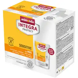 Zooplus 8 x 85 g animonda Integra Protect Adult Sensitive Kalkoen kattenvoer nat aanbieding