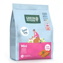 Zooplus 900g Green Petfood Insect Dog Mini met insecten droog hondenvoer aanbieding
