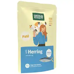 Zooplus 8x85g Hering Green Petfood Paté natvoer voor katten aanbieding