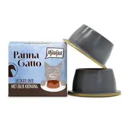 Zooplus 2x80g Malse Eend met verfijnde topping MjAMjAM Panna Gatto natvoer voor katten aanbieding