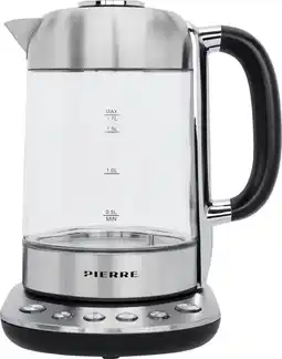 Coolblue Pierre Waterkoker PWK7000 Glas met instelbare temperatuur aanbieding