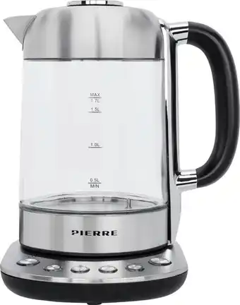 Coolblue Pierre Waterkoker PWK7000 Glas met instelbare temperatuur aanbieding