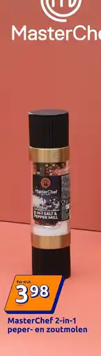 Action Masterchef 2-in-1 peper en zoutmolen aanbieding