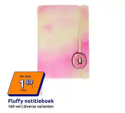 Action Fluffy notitieboek aanbieding