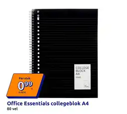 Action Office Essentials collegeblok A4 aanbieding