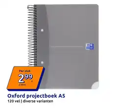 Action Oxford projectboek A5 aanbieding