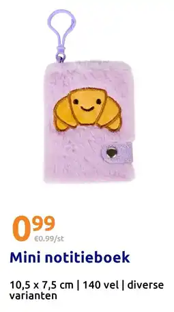 Action Mini notitieboek aanbieding