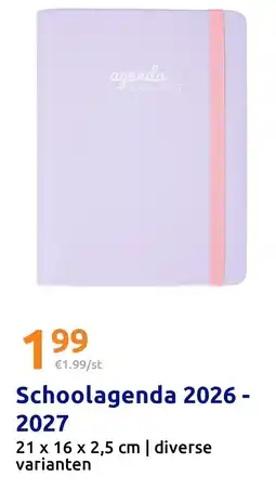 Action Schoolagenda 2026-2027 aanbieding
