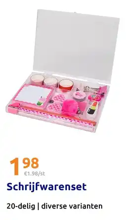 Action Schrijfwarenset aanbieding
