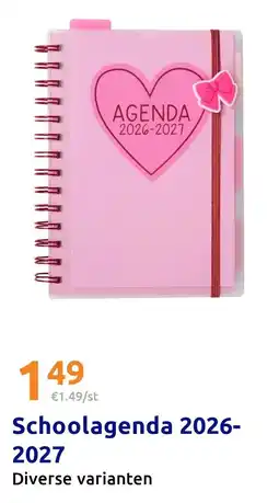 Action Schoolagenda 2026-2027 aanbieding