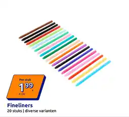 Action Fineliners aanbieding