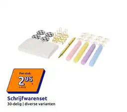 Action Schrijfwarenset aanbieding