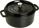 Bol.com Staub Braadpan - Rond - 24 cm - Zwart aanbieding