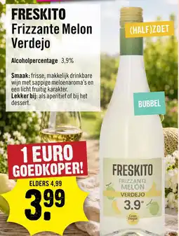 Dirck 3 Freskito Frizzante Melon Verdejo aanbieding
