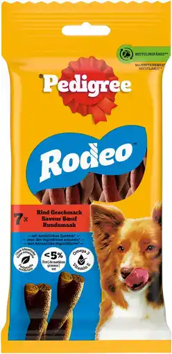 Pets Place Pedigree Rodeo Snack - Hondensnacks - Rund 123 g aanbieding