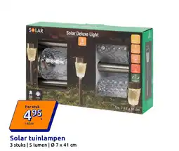 Action Solar tuinlampen aanbieding