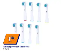 Action Dentapro opzetborstels aanbieding