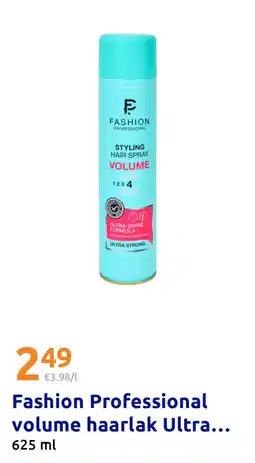 Action Fashion Professional volume haarlak Ultra Strong aanbieding