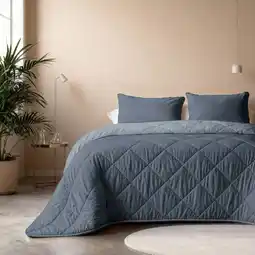 Wehkamp W dekbed zonder overtrek met kussensloop Lazy - blauw aanbieding