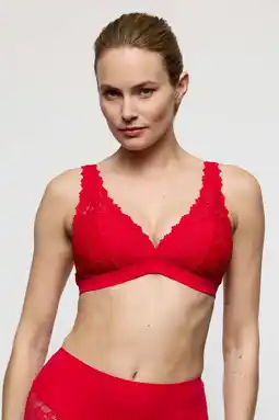 Wehkamp Marie Jo voorgevormde bralette Soft Studio rood aanbieding