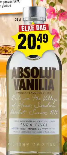 Dirck 3 Absolut vanilia aanbieding