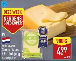 ALDI MOLENLAND Goudse kaas 48+ stuk jong aanbieding