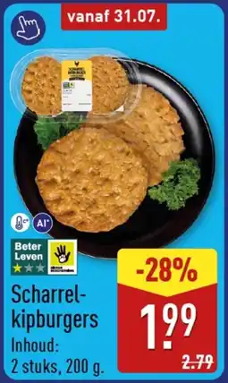 ALDI Scharrel- kipburgers aanbieding