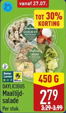 ALDI DAYLICIOUS Maaltijd- salade aanbieding