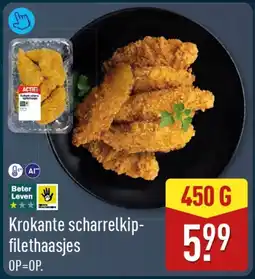 ALDI Krokante scharrelkip- filethaasjes aanbieding