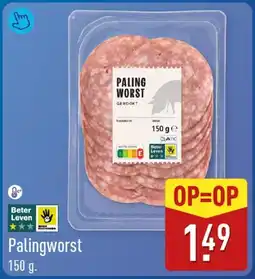 ALDI Palingworst aanbieding