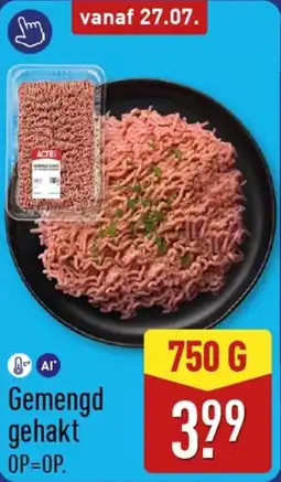 ALDI Gemengd gehakt aanbieding