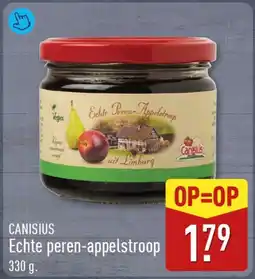 ALDI CANISIUS Echte peren-appelstroop aanbieding