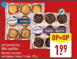 ALDI MUFFIN MASTERS Mini-muffins aanbieding